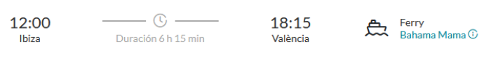 Ibiza Valencia alternativo